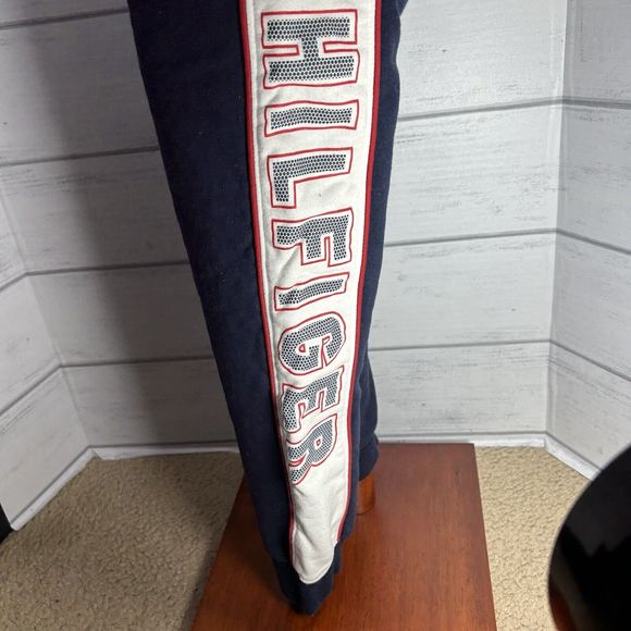 Tommy Hilfiger Boys' Tracksuit Set Sweat Hoodie Pants Logo Navy Size Large 16/18 - Picture 9 of 16
